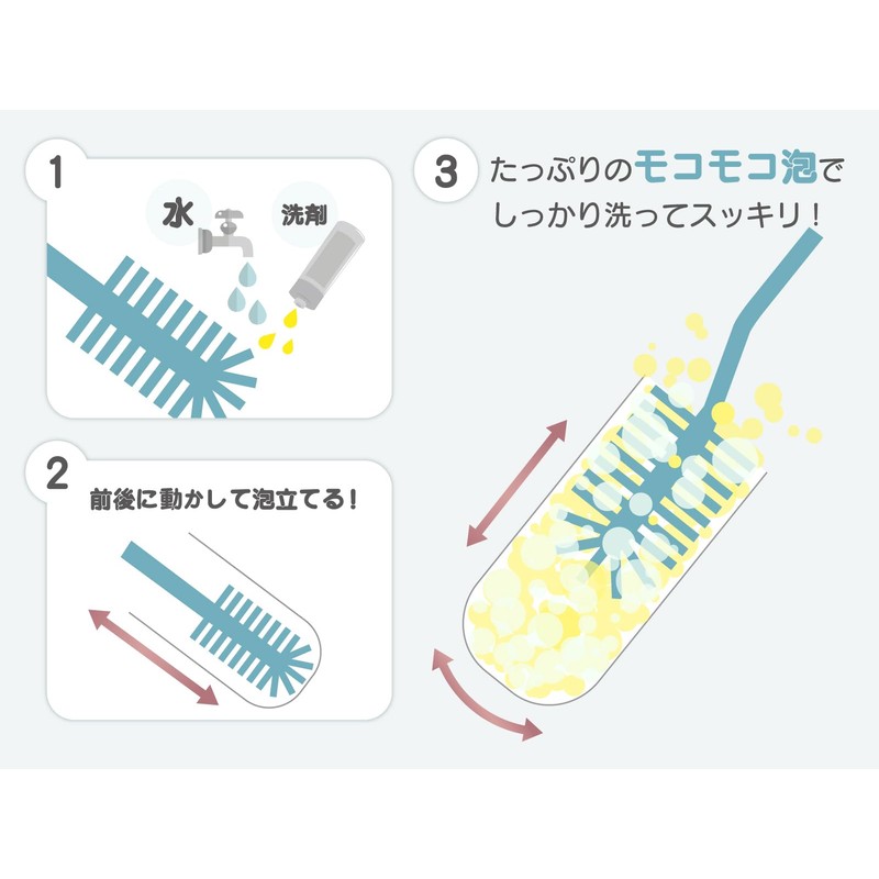 Brosse Brush Craftsman Series My Bottle Washing Brush
