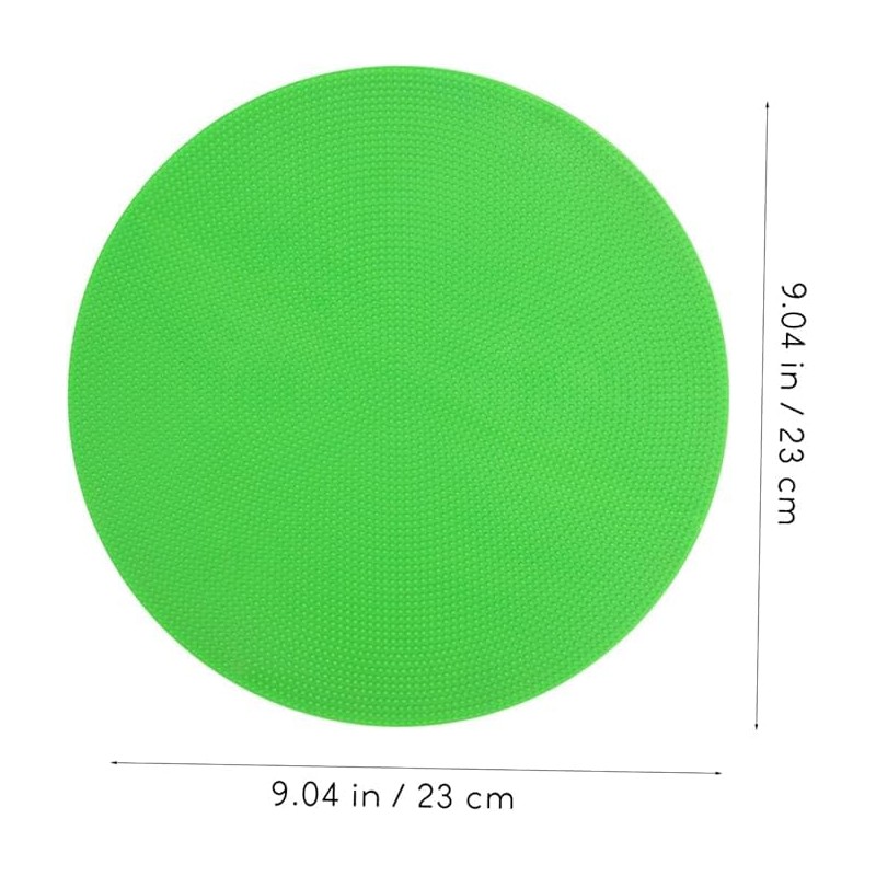 beiqilian 5pcs Football Logo Discs - Rubber Training Circles for
