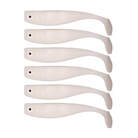 Zanderbait 9 cm flocks, fishing lures, artificial bait, zander bait, zander bait, soft bait, rubber fish, rubber bait, pack of 6