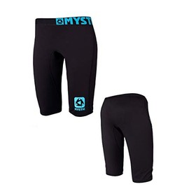 Mystic Womens Bipoly Thermo Shorts Black - Lightweight - 88% Polyester, 12% Spandex