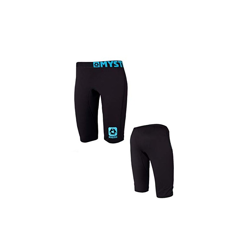 Mystic Womens Bipoly Thermo Shorts Black - Lightweight - 88%