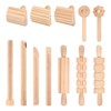 1 Set Wooden Tools Toy for Kids Clay Shaping Tools