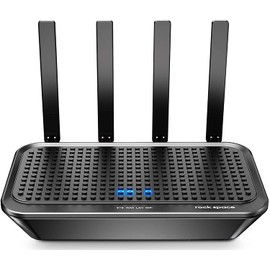 AC2100 WiFi Router: High-Speed 2100Mbps, Long-Range 3000 Sq. Ft. Coverage, 4 Gigabit LAN Ports, MU-MIMO, Parental Controls, Ideal for Gaming & Home Use (Up to 60 Devices)
