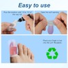 4pcs Waterproof Silicone Toe Protectors with Nursing Bandage