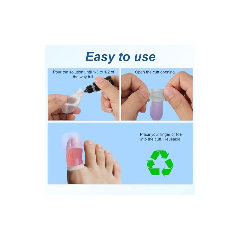 4pcs Waterproof Silicone Toe Protectors with Nursing Bandage
