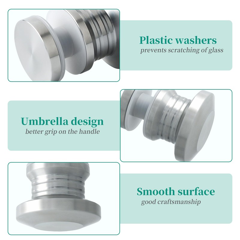 Alise Shower Glass Door Handle,Sliding Shower Doors Knob Pull Hardware