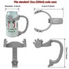 Soda Can Holder Set of 2, Gray & Orange, 12-Oz