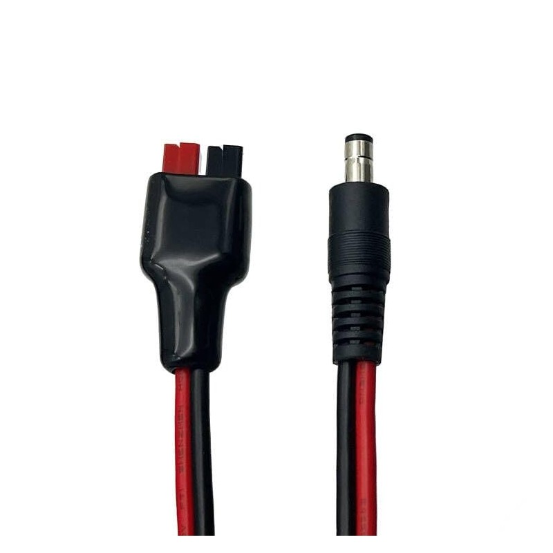 Jasavdio 14AWG DC 5.5mm x 2.1mm Male Power Plug Extension