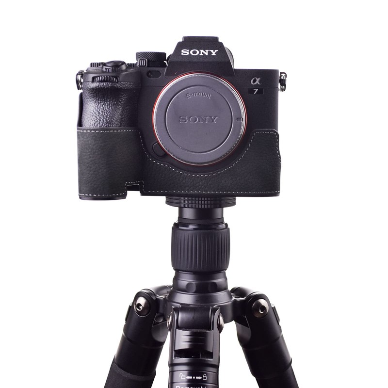 Rieibi Alpha 7 IV Real Leather Camera Case for Sony