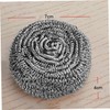 Ciieeo 6pcs Stainless Steel Spiral Scrubbers Kitchen Cleaning for Dishes