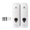 Decdeal Manual Soap Dispenser Double Head Bathroom Kitchen Hotel 300ml