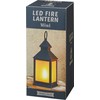 Kameyama Illuminine Mini Fire Lantern SBK Size: Approx. W4.1 inches