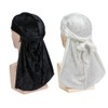 2 PCS Crushed Velvet Wave Durag – Premium Soft Durag