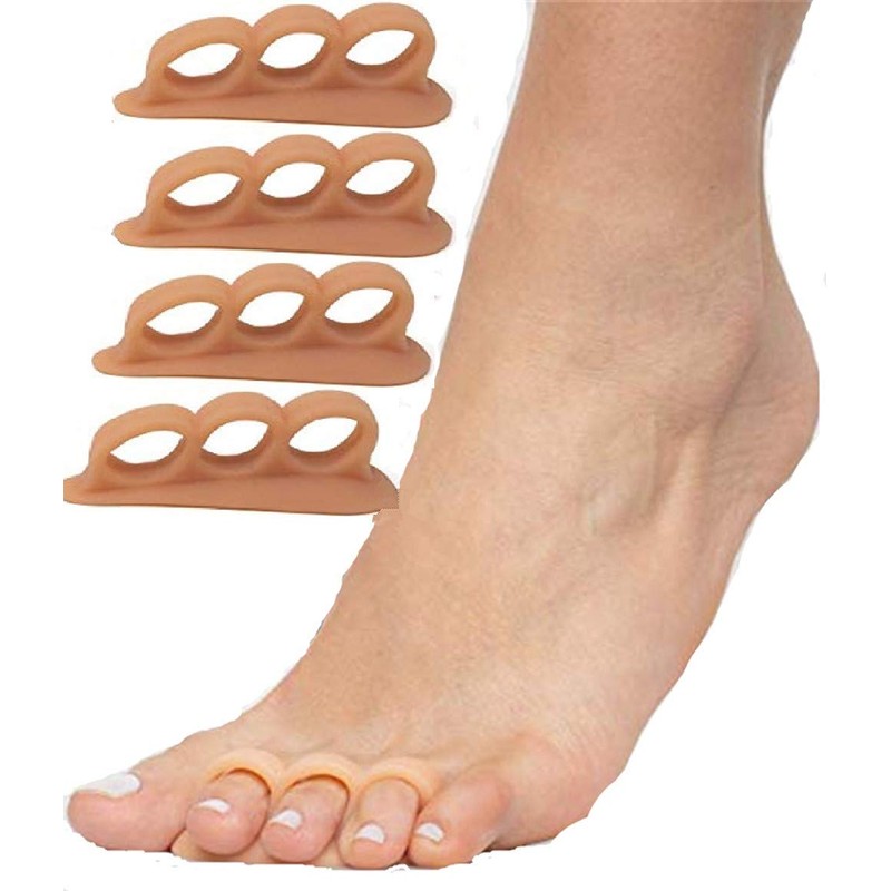 4 Toe Separator Toe Straightener Toe Caps Toe Protection Hallux