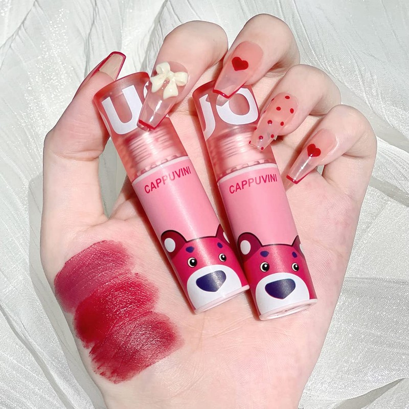 Sitovely 3 Pieces Velvet Matte Lipstick Lip Mud Set, Long-Lasting,
