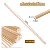 CHROMACRAFT Pack of 100 flat wooden strips, DIY craft materials,