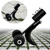 Miyobing Crevice Weeding Tools with Wheels, Hook Weed Remover Tool,