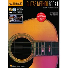 Hal Leonard Hal Leonard Guitar Method - Book 1 Deluxe Beginner Edition: Includes Audio & Video on Discs and Online Plus Guitar Chord Poster