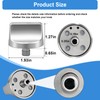 Upgraded W11418244 Range Knobs Compatible with Whirlpool Gas Stove Knob