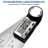 Digital Angle Finder Tool - 360° Steel Angle Ruler Digital