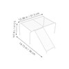 Totority 1set Chicken Platform with Climbing Ladder Mesh Shelf for