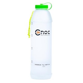 Cnoc Outdoors Vesica Collapsible Water Bottle, Wide Mouth Purple, 42mm Thread, BeFree Compatible