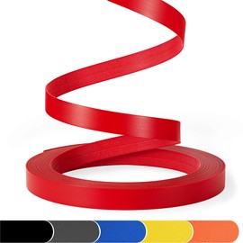 ZYJT Red Edge Banding, 1 1/2" x 25ft Non Glued PVC Edge Banding for Table Cabinet Furniture Trim