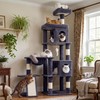 LIKISAK 68 Inch Heavy Duty Cat Tree Tower for Indoor