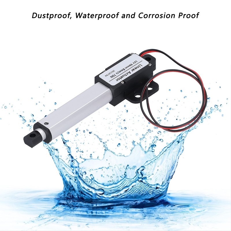Linear Actuator, 50Mm 12V Mini Waterproof Dc Low Noise Internal