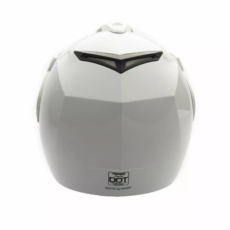MMG Motorcycle Scooter Open Face Helmet Crux Flip Up Visor