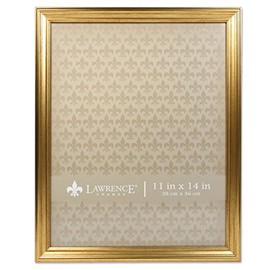 Lawrence Frames 536211 11x14 Sutter Burnished Gold Picture Frame