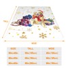JOOCAR Christmas Golden Retriever Throw Blanket Funny Dog Blanket Winter