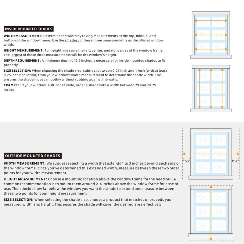 Zebra Blinds for Windows, White, 36 in (W) x 72