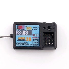 Flysky FS-A3 Waterproof Receiver AFHDS2A 2.4G 3CH for Flysky GT2E GT2G Transmitter RC Car Boat (2pcs FS-A3 Waterproof)