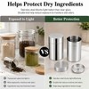 2 Pack Matcha Powder Storage Canisters, 304 Stainless Steel Tea