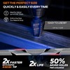 KSEIBI #4 HSS Step Drill Bit Set 3/16-7/8" with 3/8