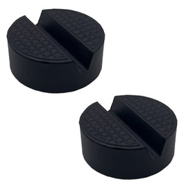 Trolley Jack Rubber Pad Pack of 2 Trolley Jack for Trolley Lifting Platforms, Black