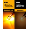 Auxbeam 1156 Turn Signal Bulbs, Super Bright Amber Yellow P21W