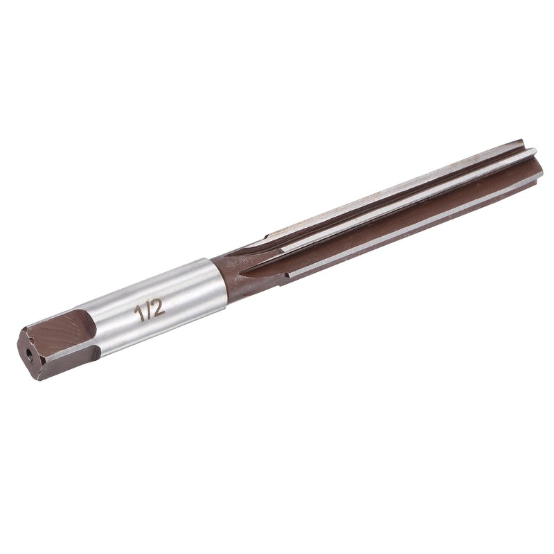 uxcell 1/2" Hand Reamer H8 Accuracy Alloy Tool Steel 6