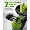 AMZCHEF ZM1501 Masticating Juicer with Quiet Motor, Cold press Juicer