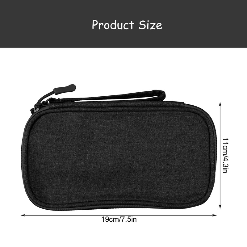Rumyve Cable Organizer Bag,Double Electronic Accessories Bag Organizer Cable,Portable Waterproof