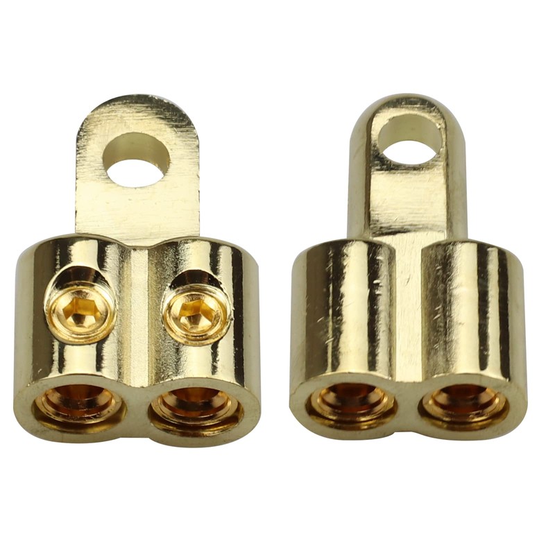 ZOOKOTO Classic Dual 4/6 Gauge Inputs to 5/16-Inch Ring Terminal