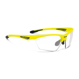 [RUDYPROJECT] サングラス ストラトフライ イエロー フルオ フレーム/調光 クリア レンズ レンズ幅: 68mm