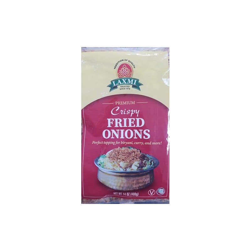 Laxmi Crispy Fried Onions 14 oz