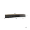 ZJMTOCYU Modern Floating TV Stand with LED Lights, Wall Mounted,