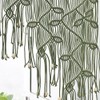 M MANUAL Macrame Valance Curtain for Kichen Windows 33.46x37.4Inch Farmhouse
