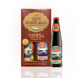 Premium Oyster Sauce 510g 2pcs Lee Kum Kee China / 프리미엄 굴소스 510g 2개 이금기 중국