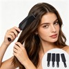 10 Pack 8.66 in Barber Comb, Black