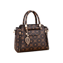 CORIOS Elegant Handbag for Women PU Leather Shoulder Bag Ladies Crossbody Bag Fashion Messenger Bag Top-handle Bag Small Hobo Bag Satchel Bag Shopping Travel Office Tote Bag Coffee