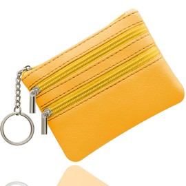 Coinpursepouch, yellow, leisure